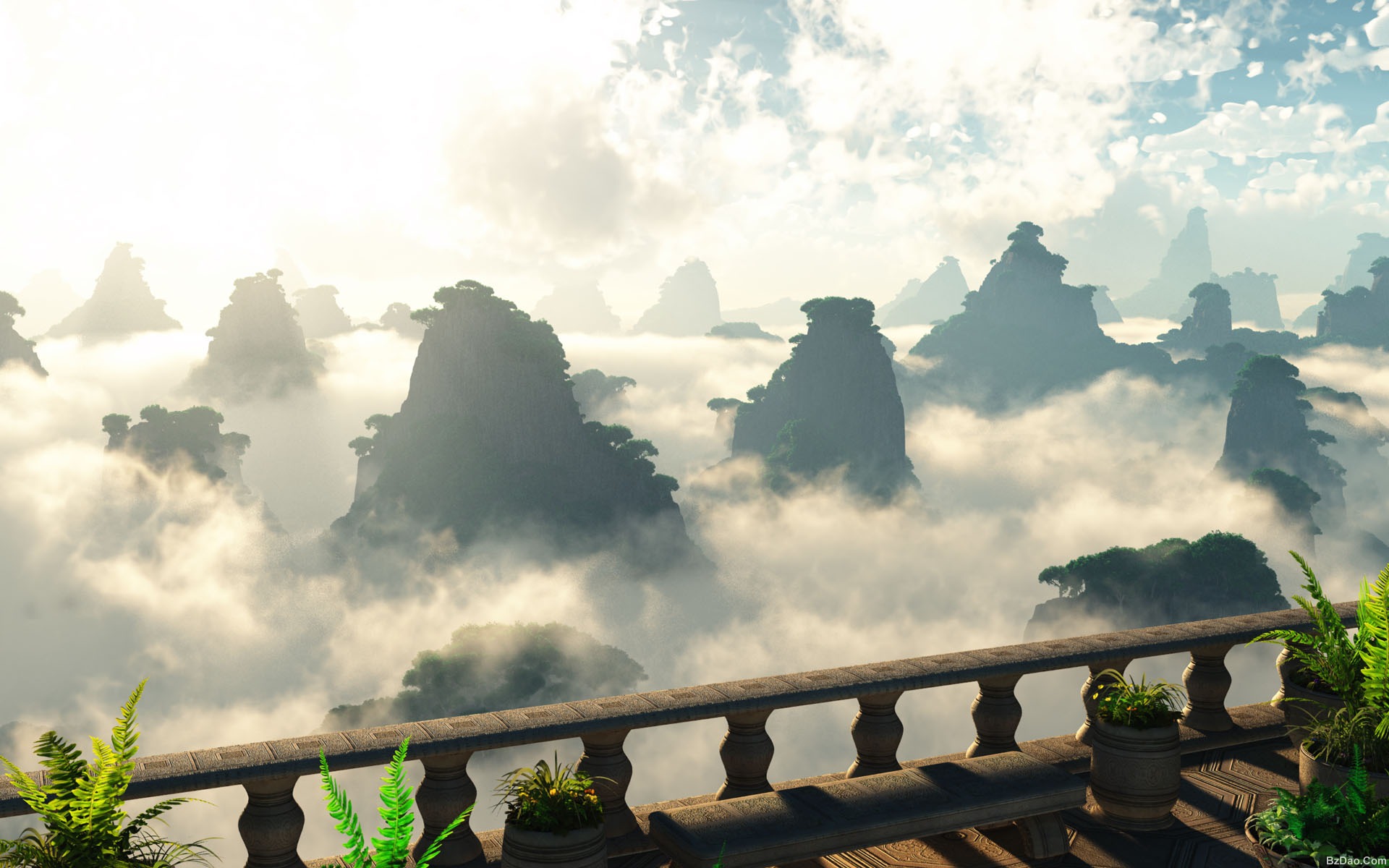 3d立体风景桌面壁纸