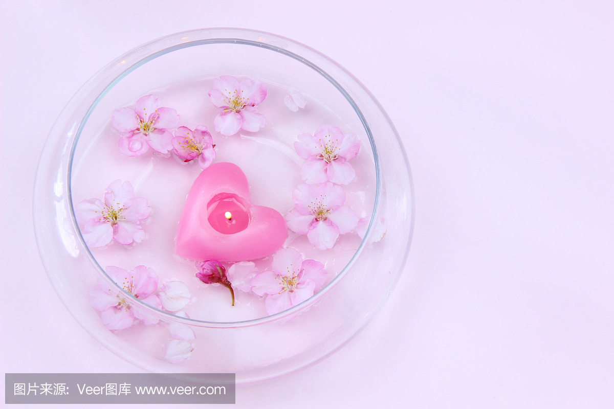 平和,彩色背景,芳香疗法,放松