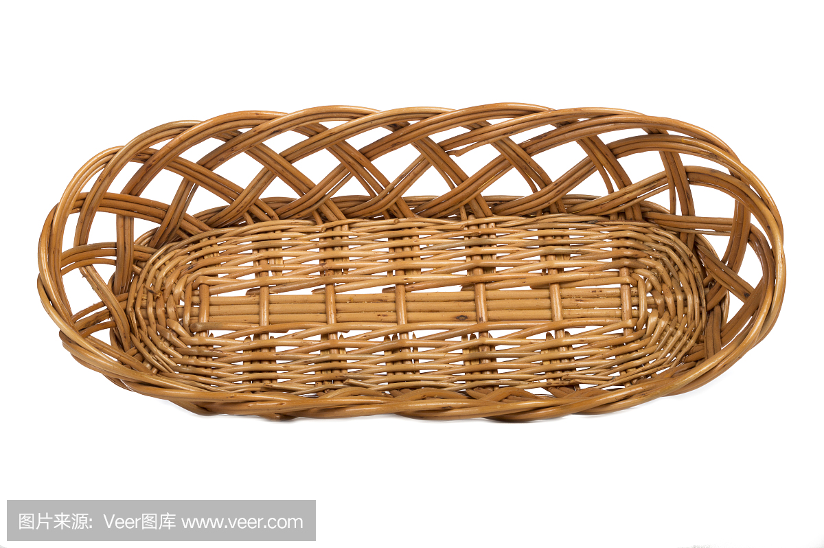 空的篮子婚纱上的木背景加大白色图片