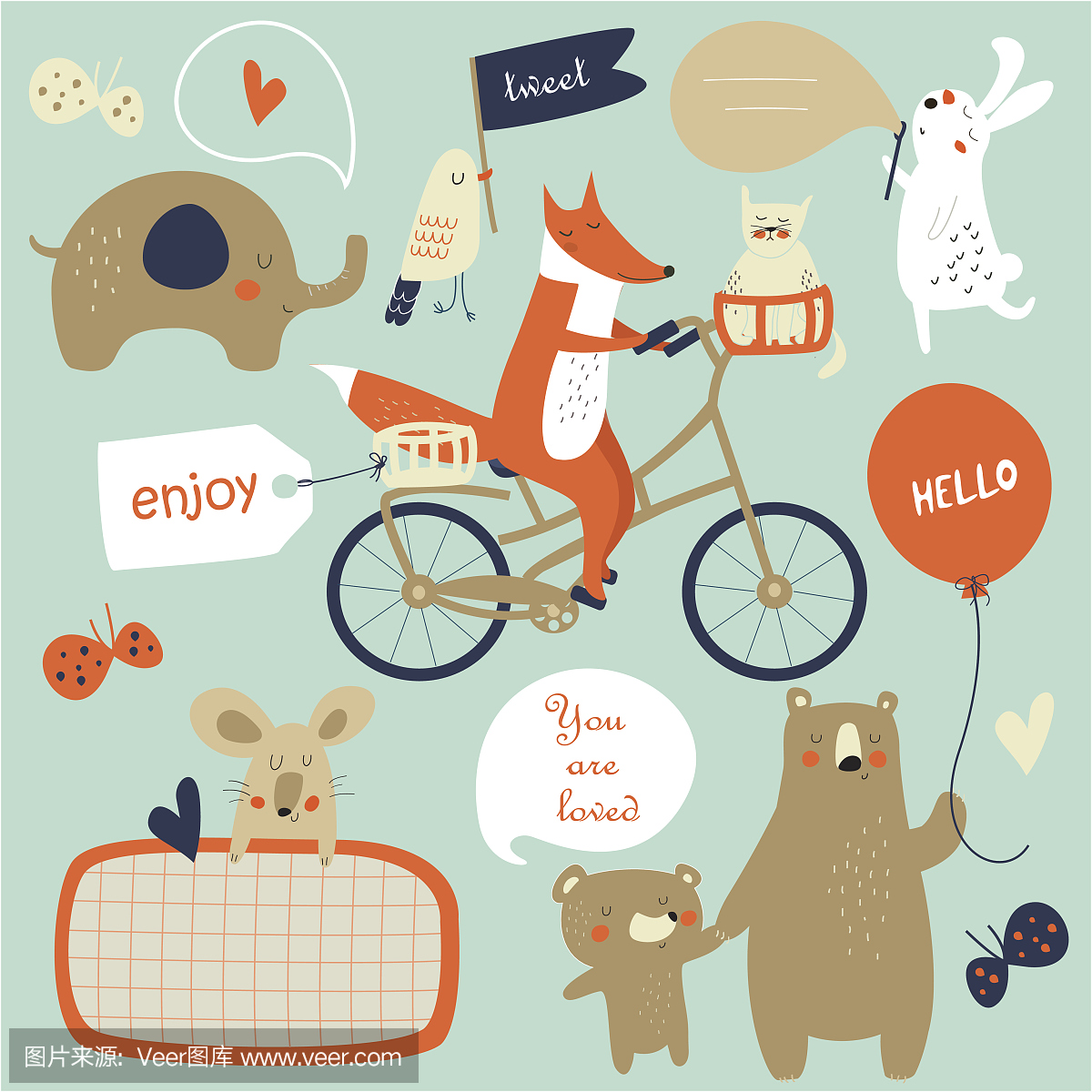 象,大象,鸟鸣声,鸟叫声