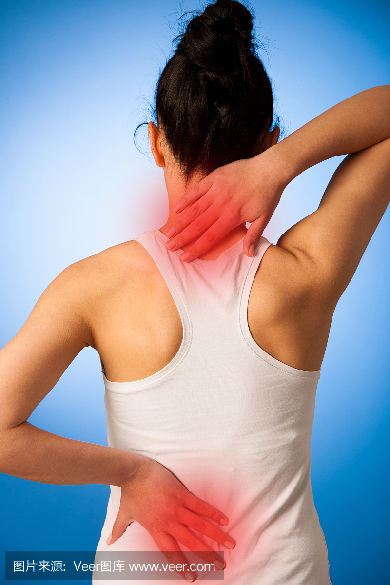 背痛,后背疼,后背痛,物理疗法
