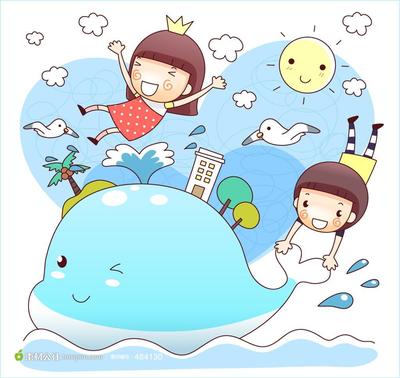 卡通鲸鱼的搜索结果_百度图片搜索 - 夏夕赤空-121kb 鲸鱼彩绘图片