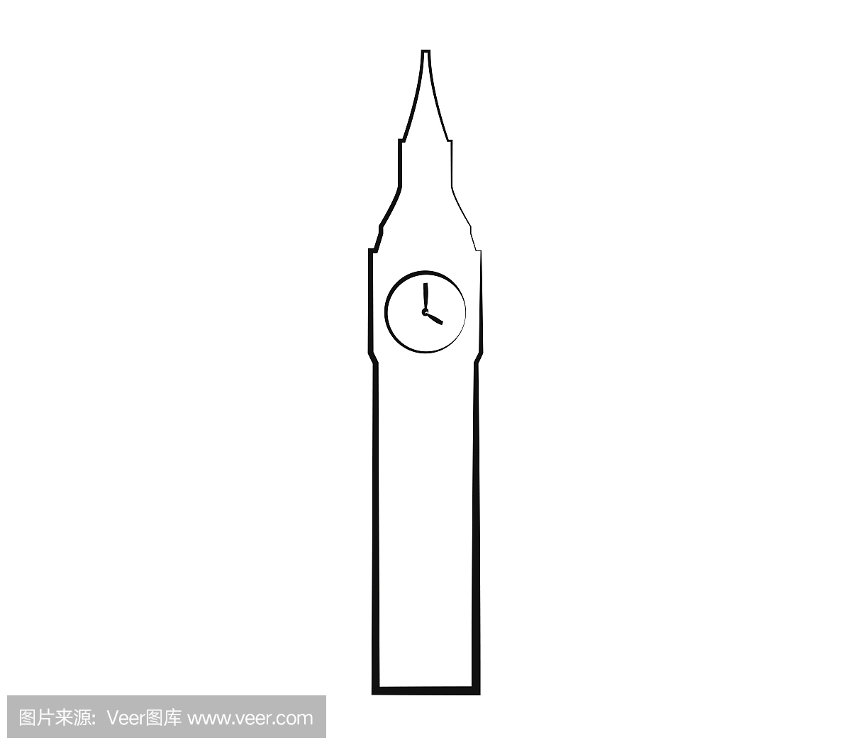 钟塔,屋顶钟,英语,英语语言