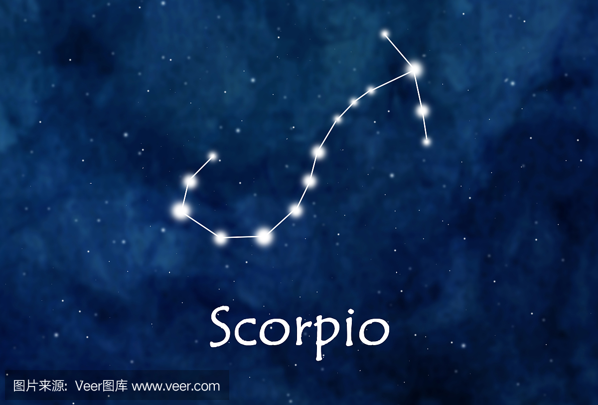 Scorpio horoscope or zodiac or constellation ill