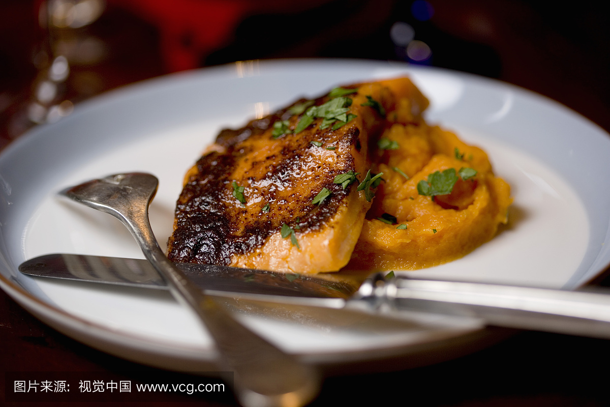 Arctic Char with Sweet Potato