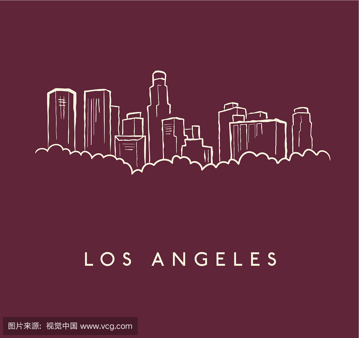 洛杉矶地平线素描