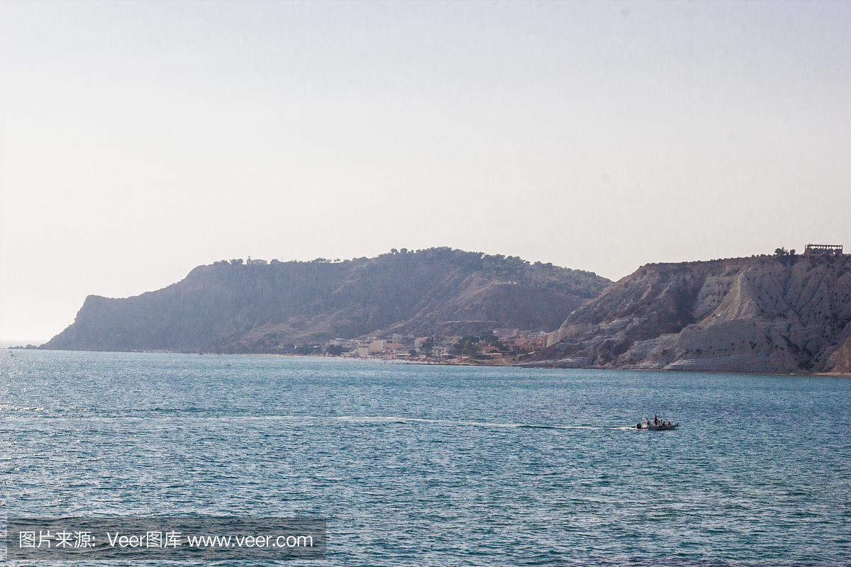 在阿哥里根托,西西里岛的土耳其阶梯