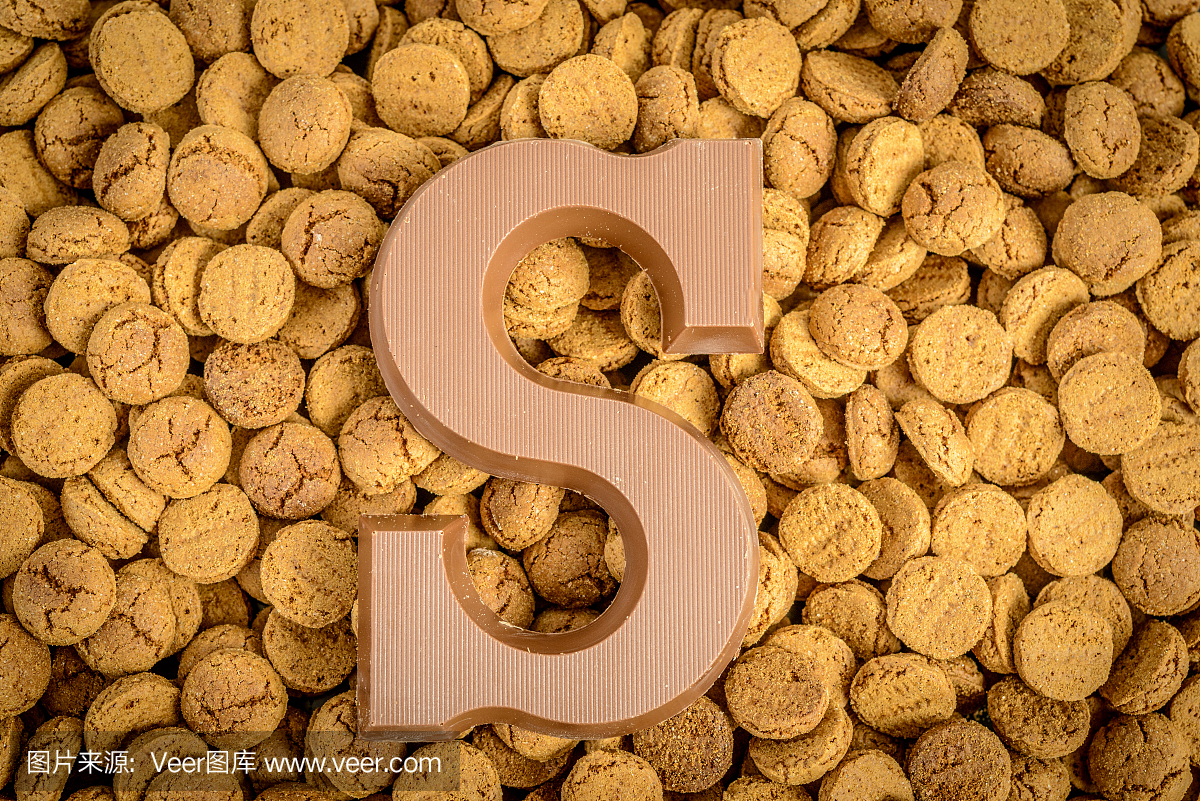 Sinterklaas或Sint Nicolaas荷兰儿童节假日pep