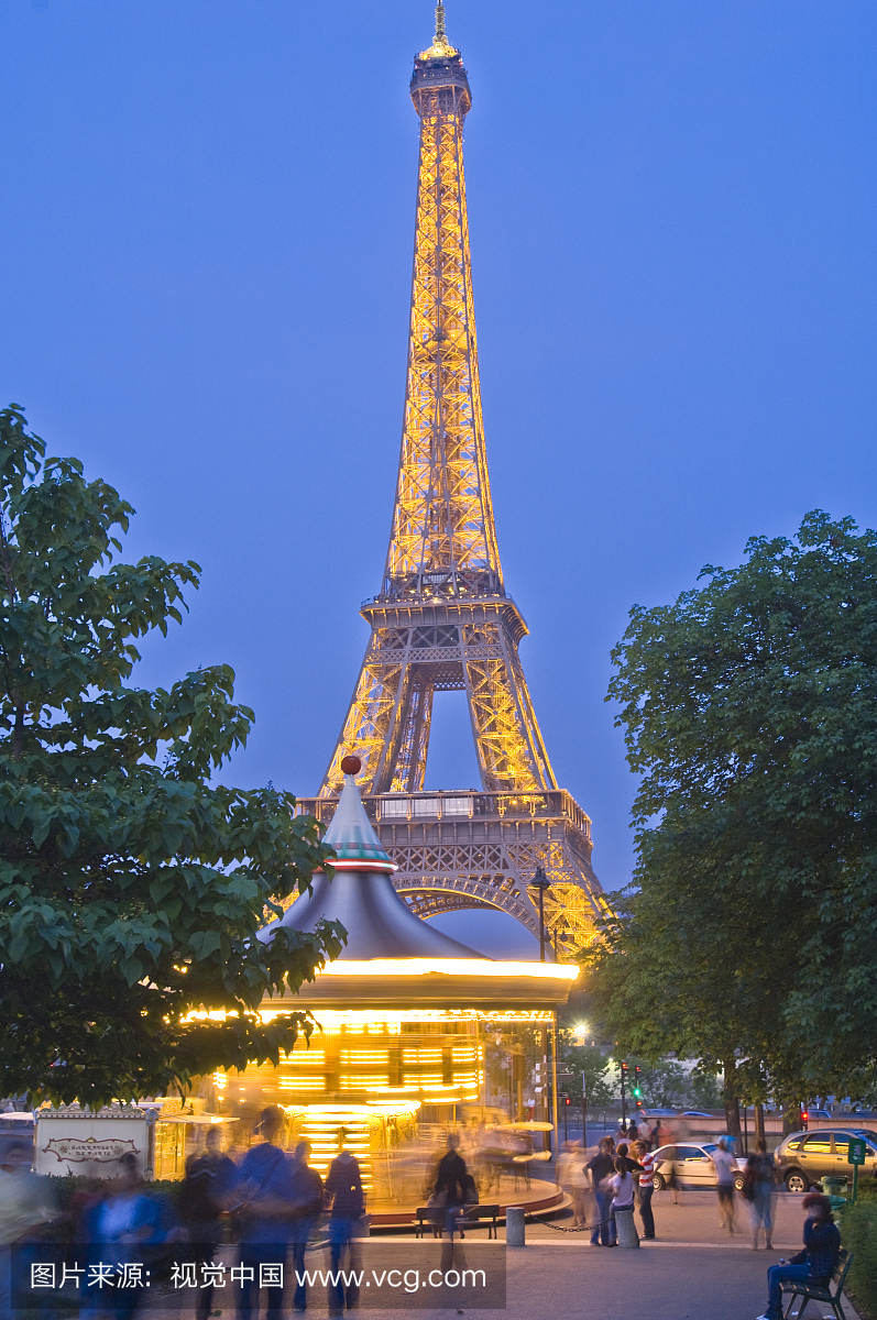 Eiffel Tower Viewed from Trocadero