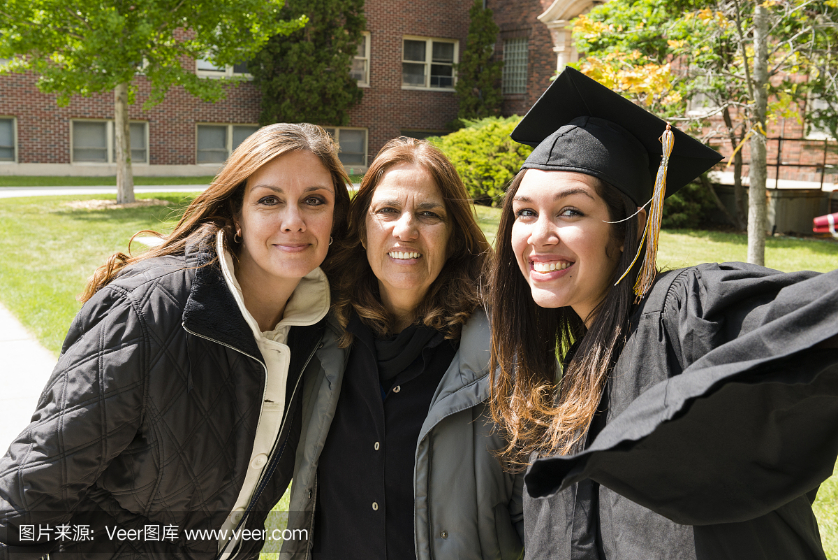 美国西班牙裔女性美国毕业生美国多代家庭美国