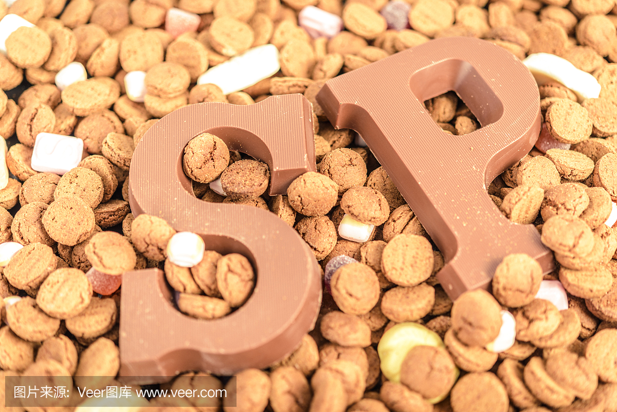 Sinterklaas或Sint Nicolaas荷兰民俗儿童节假日