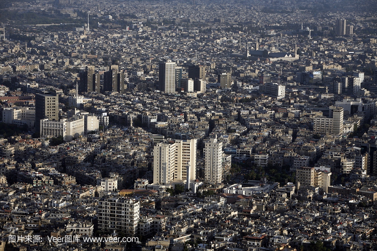 大马士革,叙利亚首都,大马士革城市,水平画幅