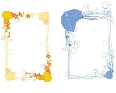 手抄报简易花边大全