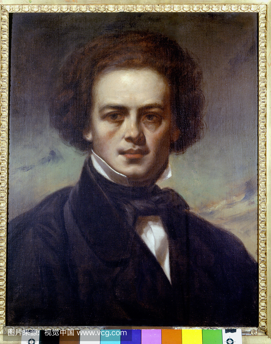 罗伯特·舒曼肖像Robert Schumann 1810-185
