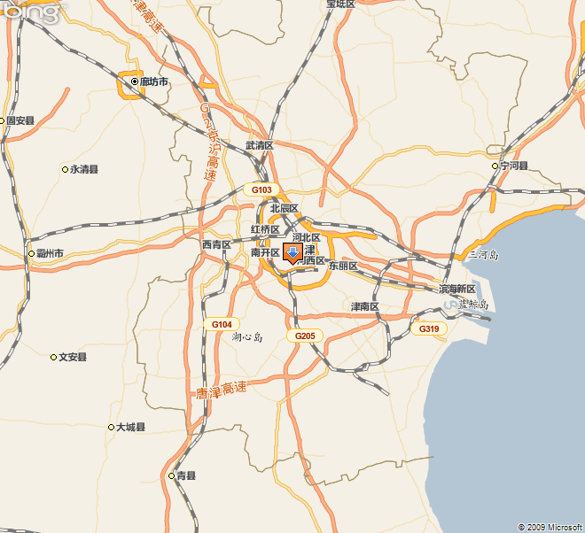 天津大港区地图图片