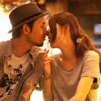 非主流可爱闪动美女