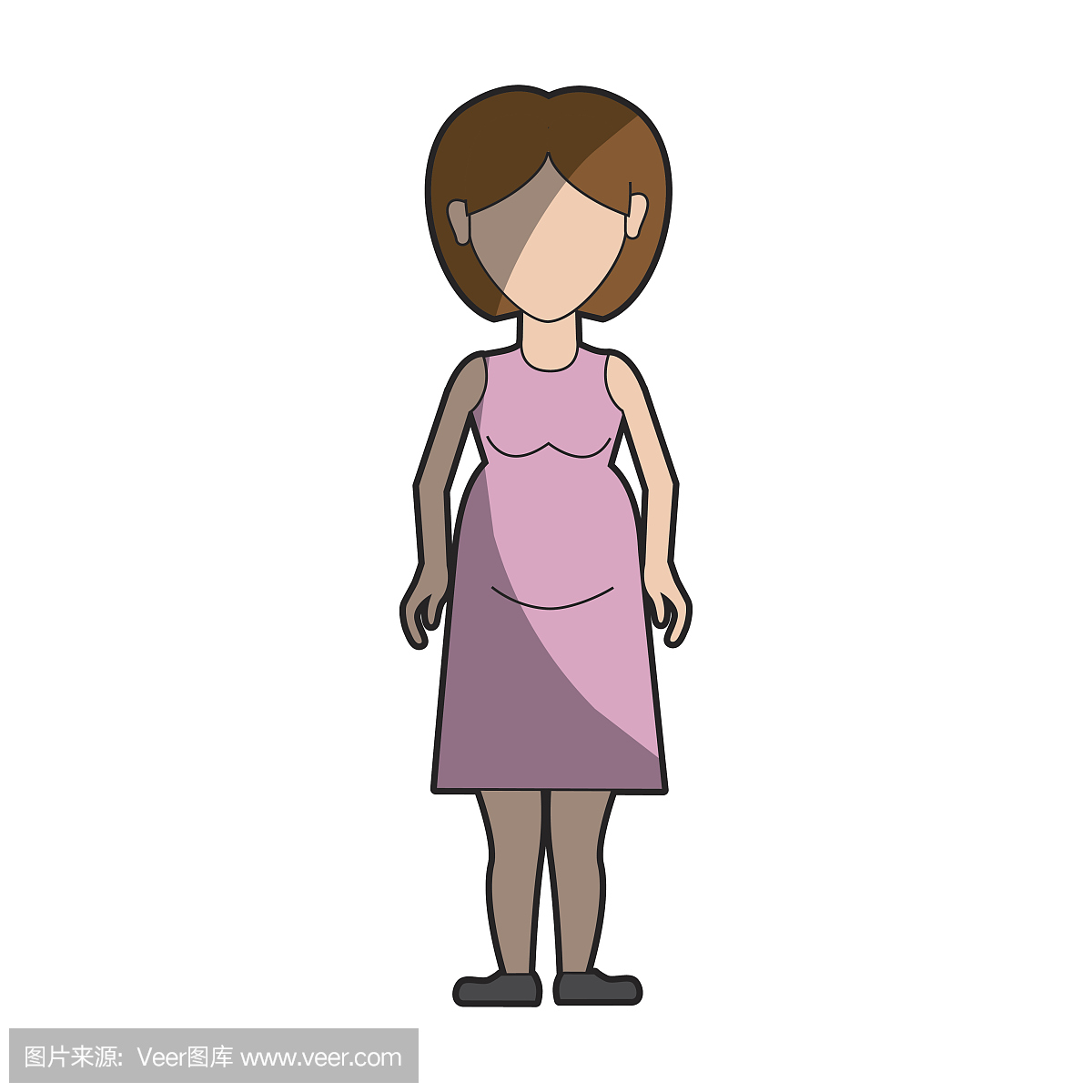 美女与发型和邪恶的礼服哪些有的优雅漫画图片