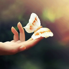 可爱心形及花草唯美意境qq头像 - 碧云轩-qq-64kb