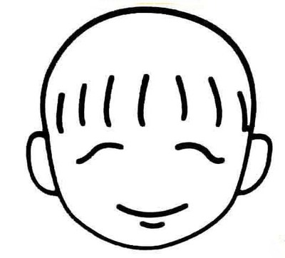 简笔画人物表情画法_笑脸简笔画_儿童简笔画-35kb