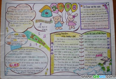 英语手抄报图片:英语故事_英语手抄报_voa英-71kb