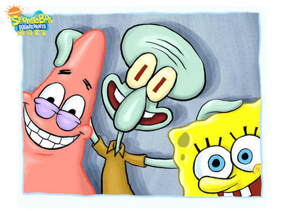 海绵宝宝卡哇伊动画表情(超萌~)-39kb