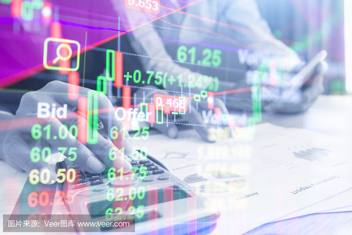 双重曝光业务团队会议股票市场金融或投资策略