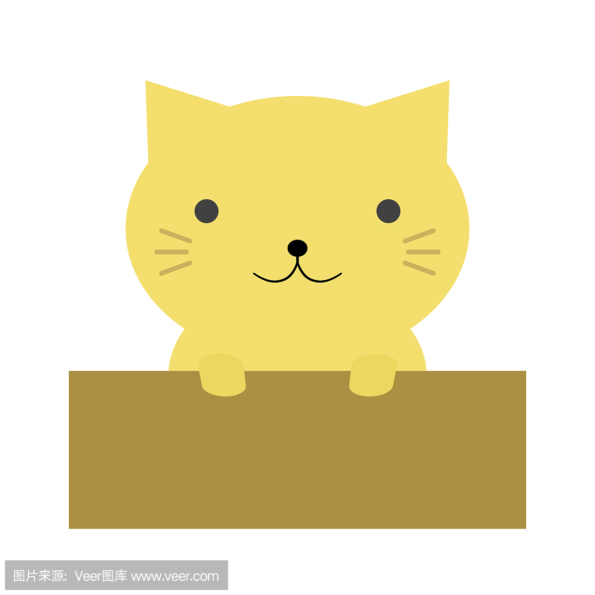 可爱的,背景分离,厚木板,日语