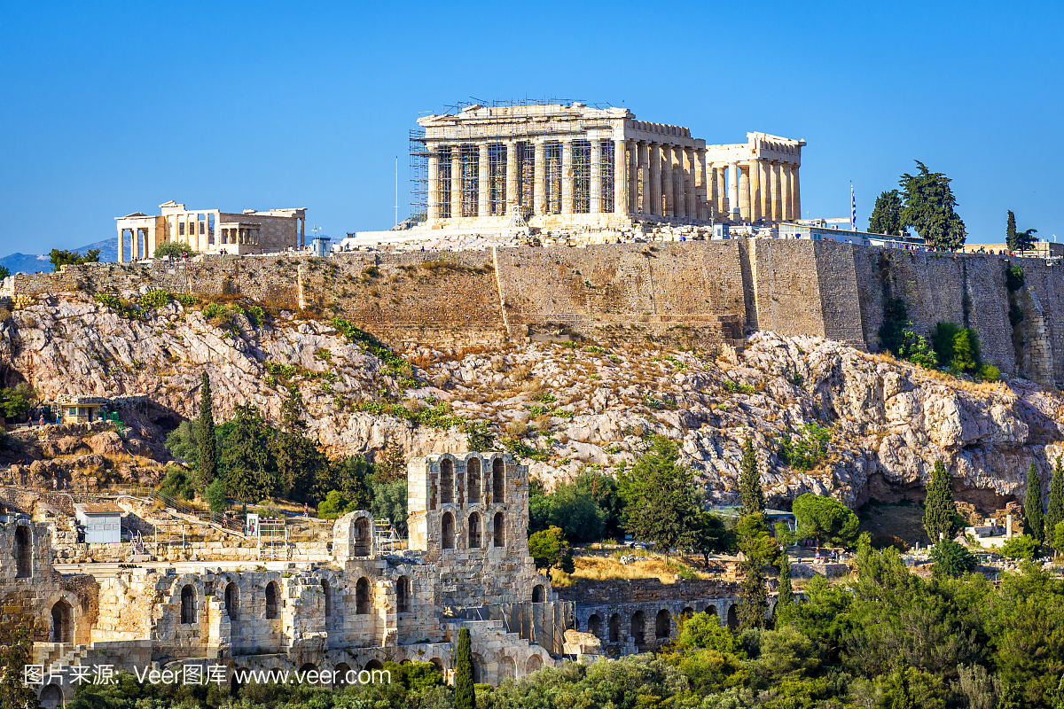 希腊文化,世界遗产,人类居住地,顶部