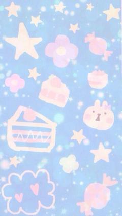 qq平铺皮肤女生专用 梦幻可爱的皮肤背景图片-41kb