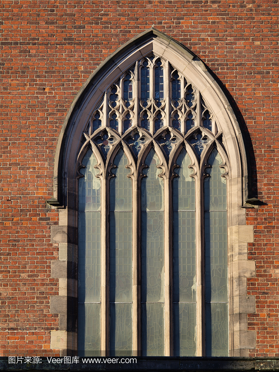 北爱尔兰贝尔法斯特女王大学的窗户