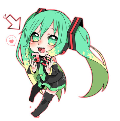 q版双马尾动漫人物