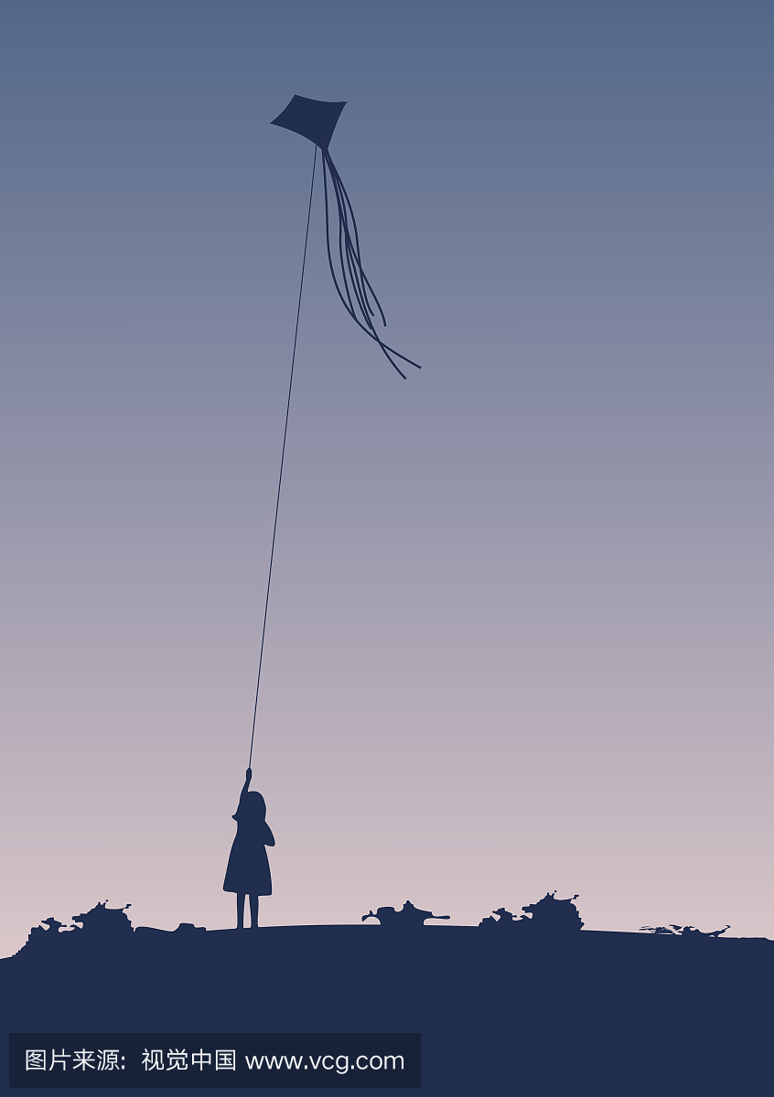 风筝,箱形风筝的,纸鸢,放着风筝的