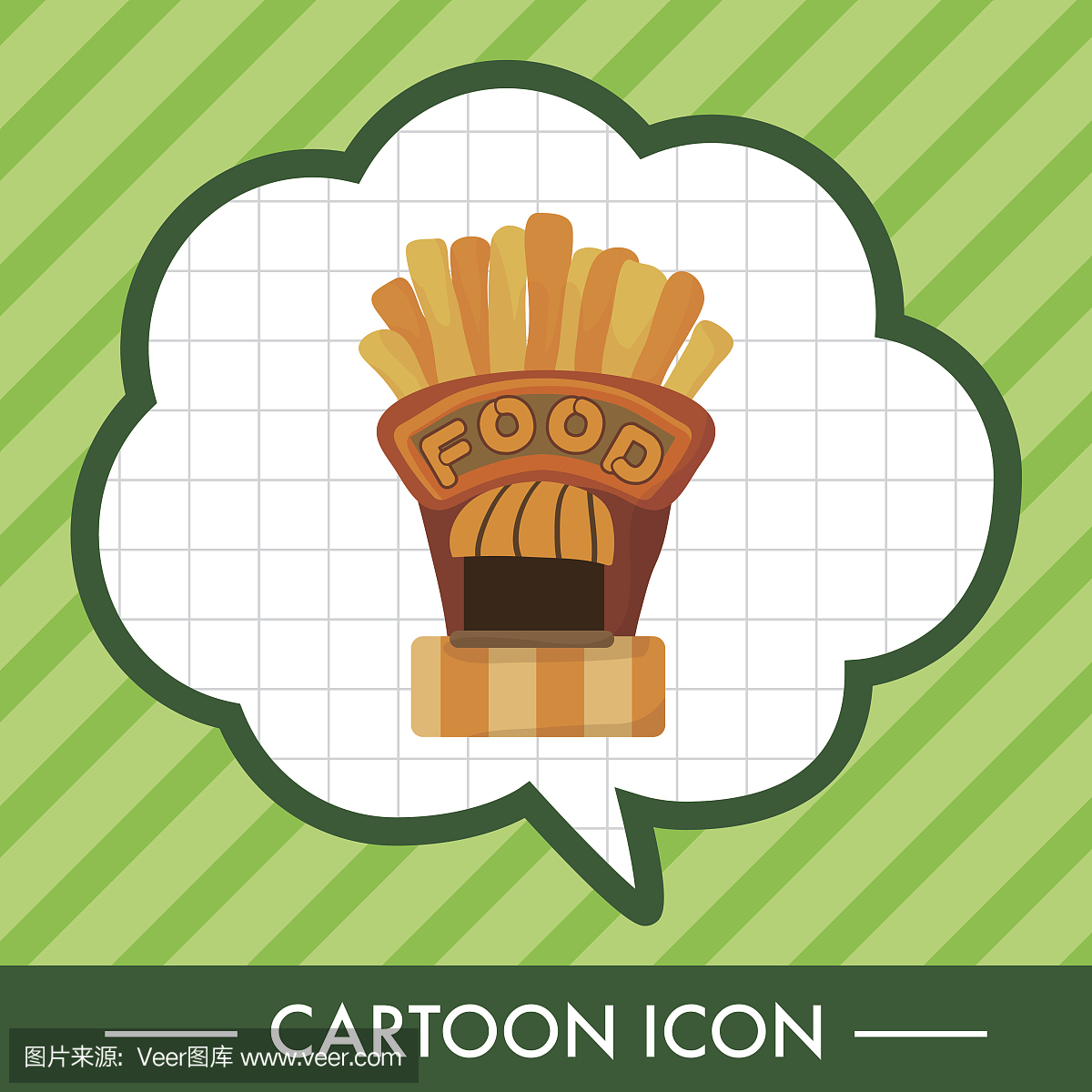 游乐园食品店主题元素