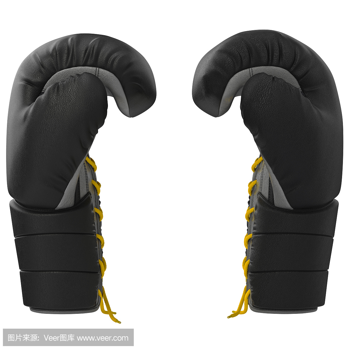 运动拳击手套侧视图