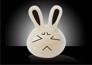 卡通兔子面具图片