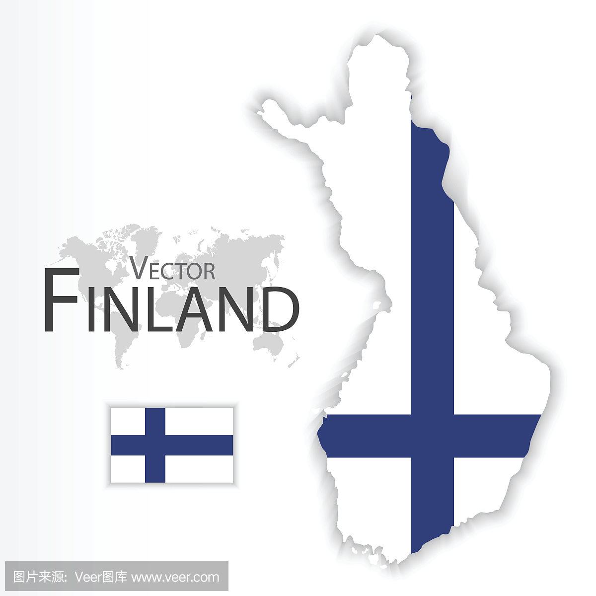芬兰国徽 库存例证. 插画 包括有 国家（地区）, 联盟, 共和国, 象征, 国家, 腋窝, 查出, 芬兰 - 174043207