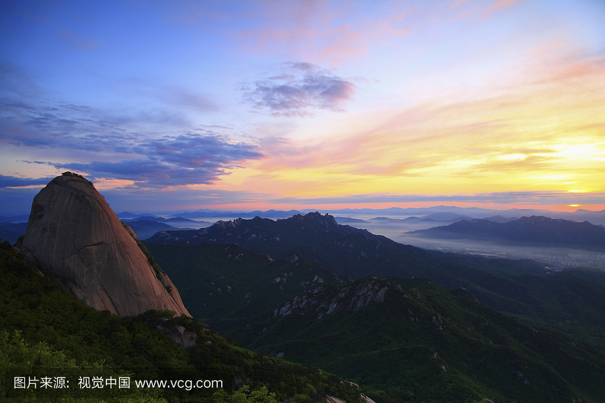 韩国首尔白山汉族国家公园Insubong Peak