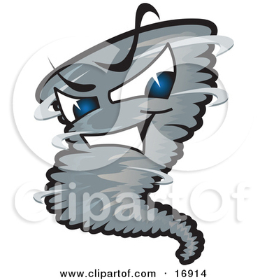 Clipart Picture of an Evil Blue Eyed Dark Torna Clipart Picture of an Evil Blue Eyed Dark Torna