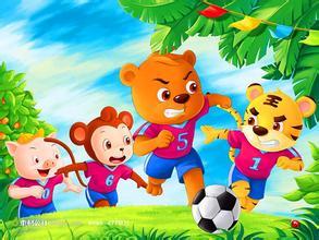 森林运动会儿童画 - 图片家图片素材站!-19kb