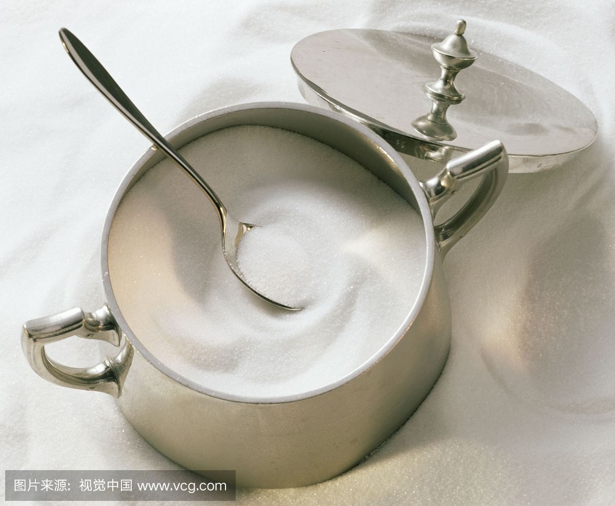 砂糖,白糖,白砂糖,罐子