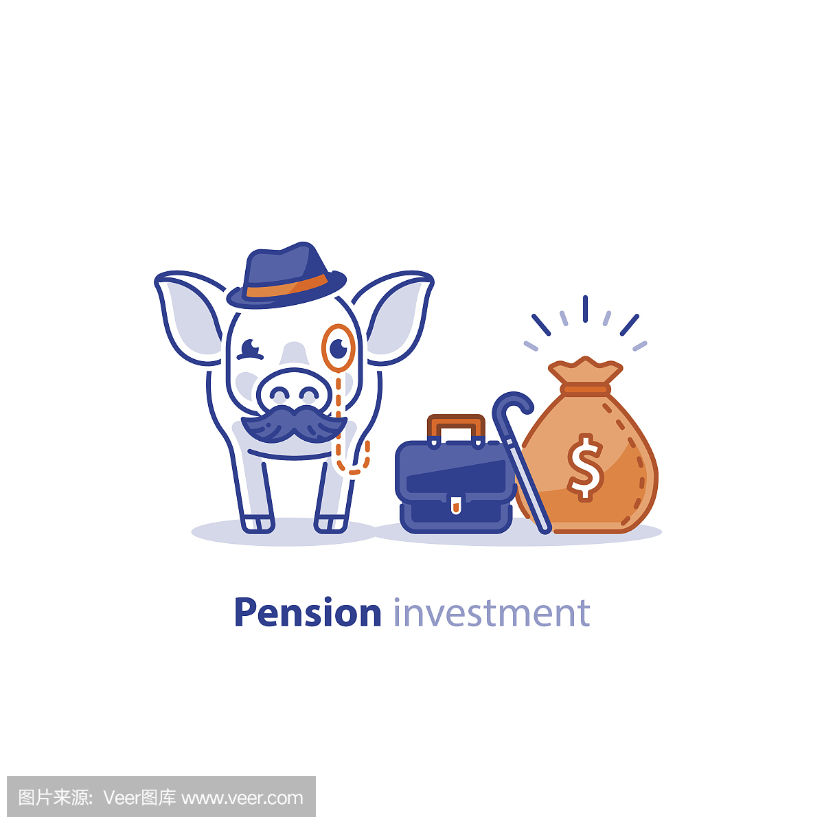 智慧猪帽与胡子,养老基金,养老金储蓄投资计划