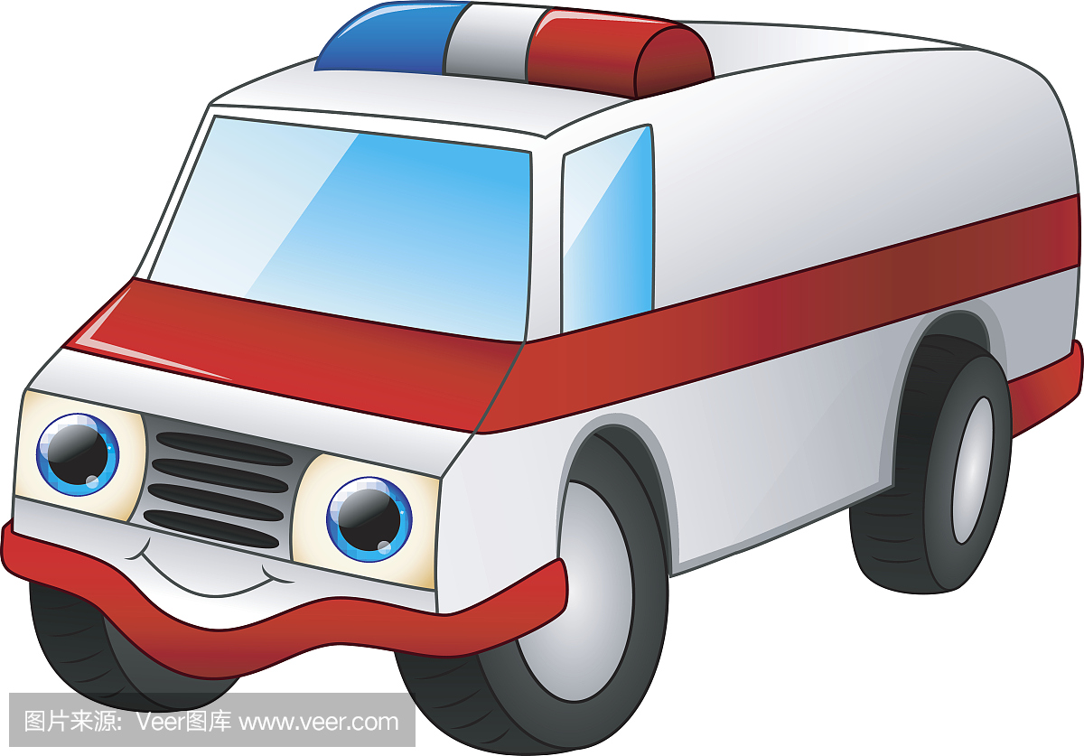 救护车汽车卡通孤立在白色背景上 1200x837   331kb   jpeg