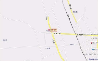 吉林省榆树市地图图片