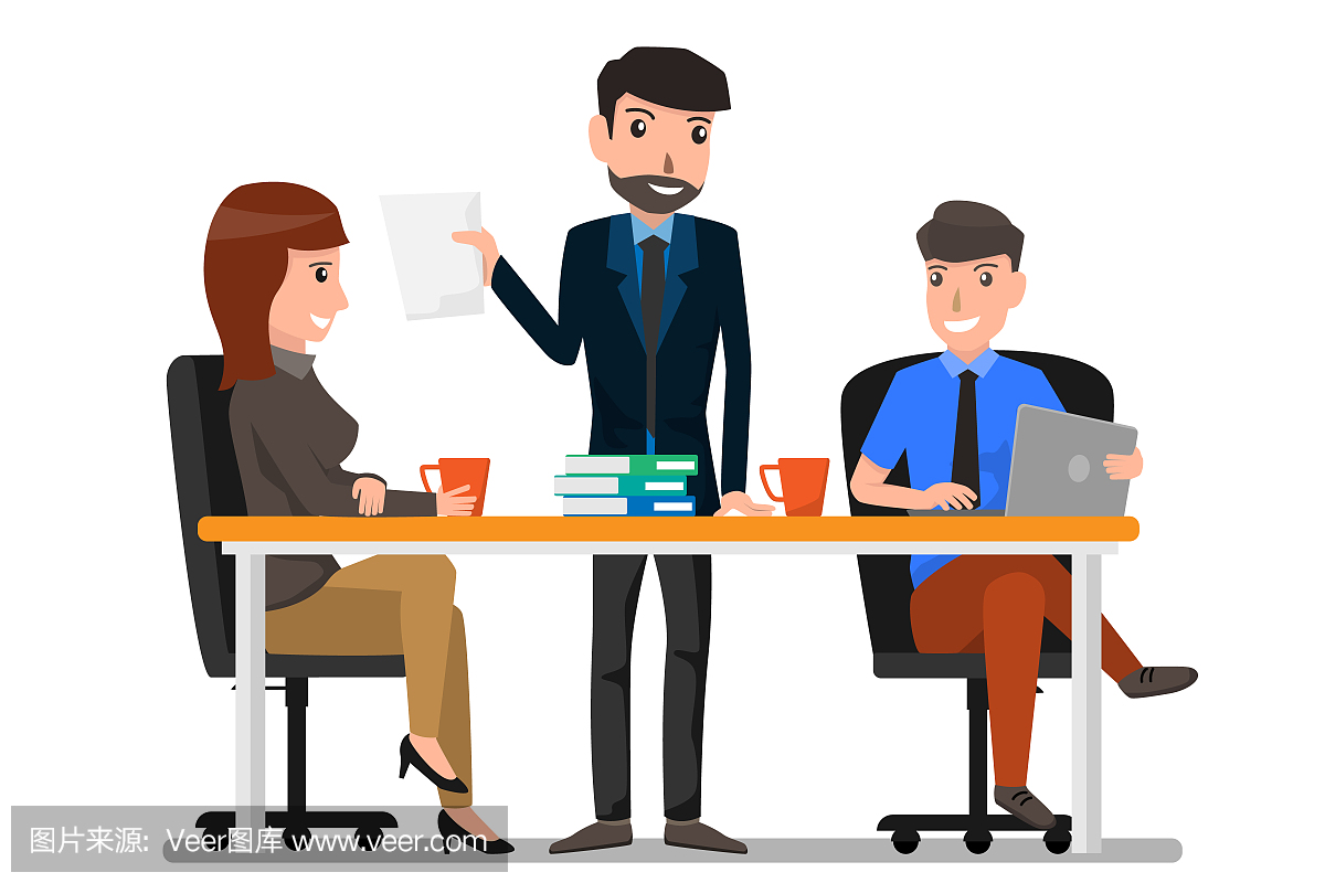 团队合作和同事之间的沟通,生产力和创造力的