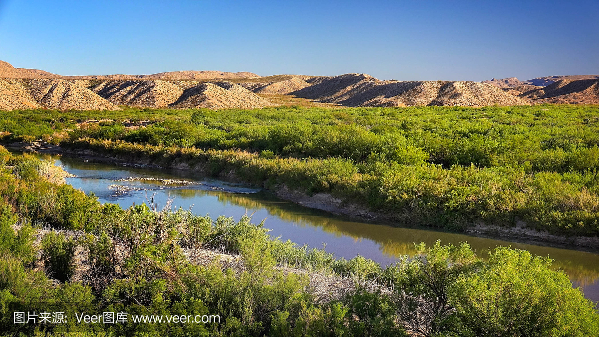 在大弯国家公园的里约格朗德河