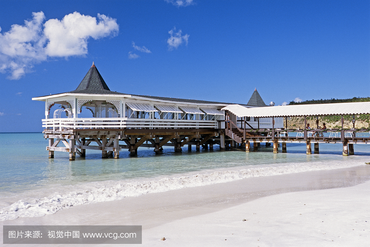 安提瓜和巴布达,安提瓜岛,狄更斯湾海滩及其英