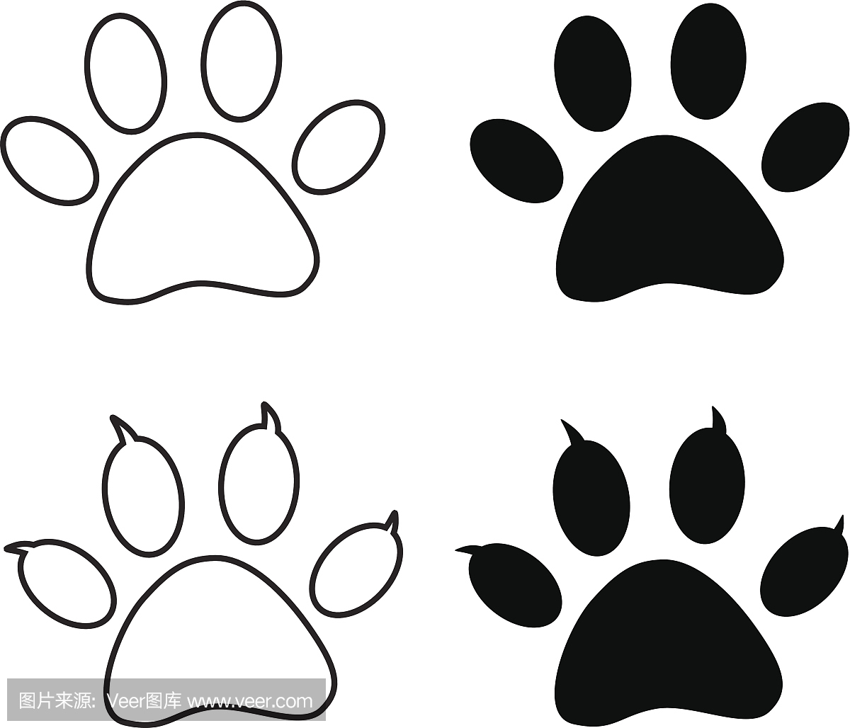 小猫脚印图片_小猫的脚印像什么_猫脚印和狗脚印