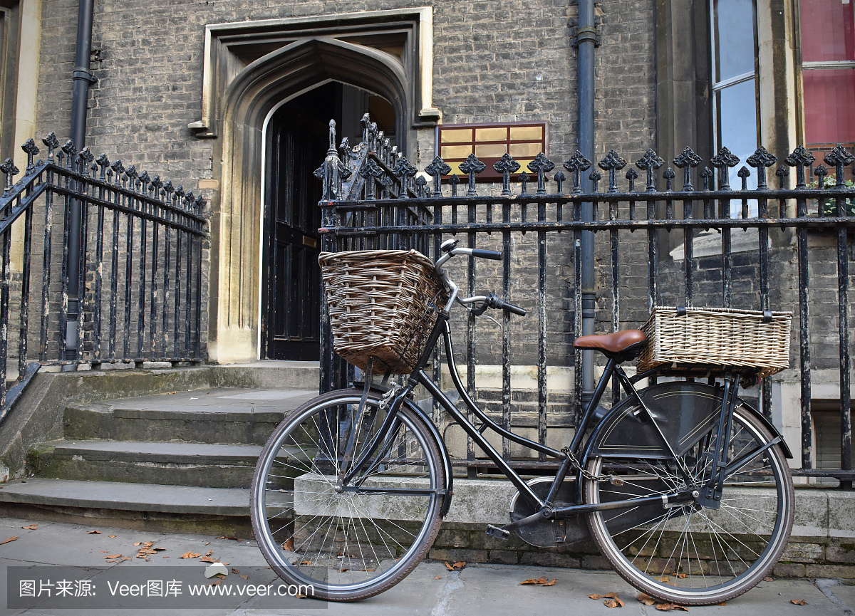 剑桥自行车和篮子