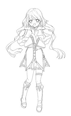 美少女黑白头像,卡通人物图片,动漫人物图片,卡-16kb