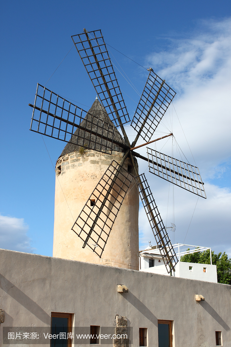 传统西班牙风车